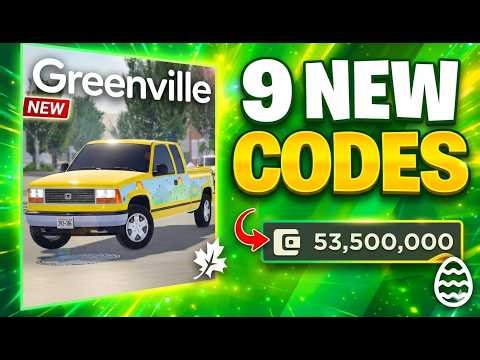 ⚠️NEW [CODE]!⚠️ GREENVILLE ROBLOX CODES APRIL 2026 | FREE CASH & CARS