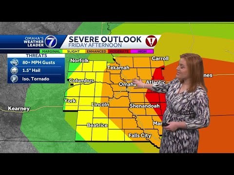Severe weather possible Friday for Omaha area