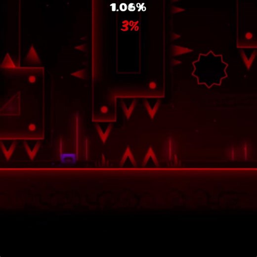 Day 3, getting one percent on slaughterhouse every day. #geometrydash #challenge