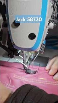 Jack JK 58720 Double Needle Feed Industrial Lockstitch Sewing Machine. Double Bobbin
