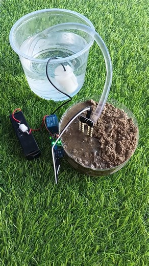 🌱 Automatic Soil Moisture Sensor Project | Smart Irrigation System #shorts