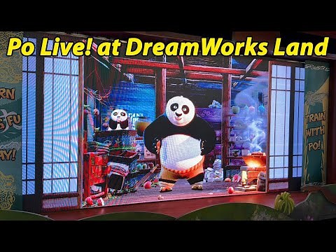 Po Live! Full Interactive Show at NEW DreamWorks Land at Universal Orlando Resort