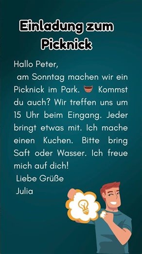 📩 German A1 E-Mail schreiben | Einfach & schnell lernen #deutschlernen #deutschkurs #deutsch