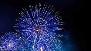 Stray firework explodes in the middle of Fourth of July celebration