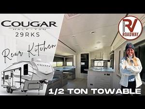 The Beautiful New 2025 Keystone RV Cougar Half Ton 29RKS 👀 Rear Kitchen Half-Ton Fifth Wheel 🔥
