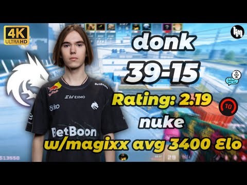 🔥donk (39-15) w/magixx (nuke) | avg 3400 Elo | Jan 25, 2026 #cs2 #donk