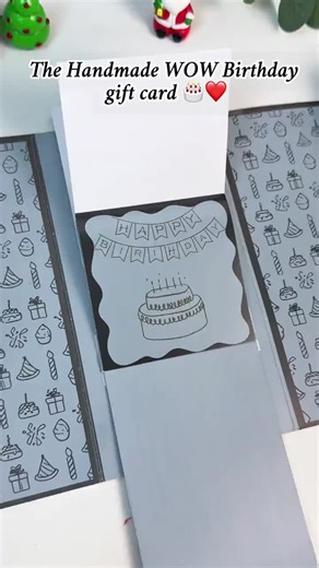 🎂Pull. Pop. Flip. Watch each gift card spring out as the page turns✨—it’s a surprise in motion,this handcrafted birthday gift card booklet transforms an ordinary gift card into a delightful unboxing experience.😎Get yours>>