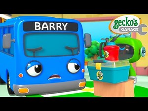 Mechanicals Tidy The Garage 🚌 | Go Gecko's Garage! | Gecko's Adventures | Kids Cartoons