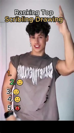 Top 5 Weirdest Scribble Art Faces!