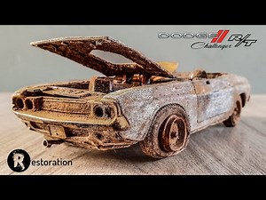 Restoration Abandoned 1970 Dodge Challenger RT Muscle Car Customization