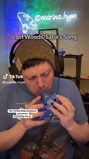 One of the best inexpensive Zelda ocarinas on TikTok Shop! #ocarina #zelda #instrument #learnmusic #ocarinaoftime