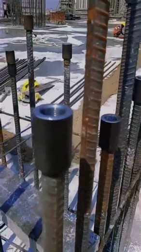 Mechanical Rebar Couplers 💪🏗️ #Construction #Engineering #Innovation