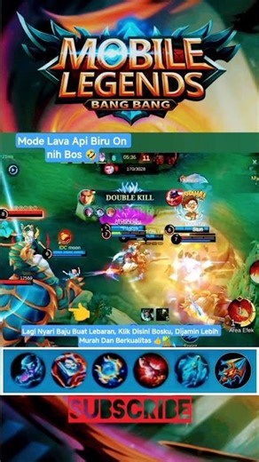 LAVA API BIRU VALIR MODE ON | Mobile Legends #mobilelegends #mlbb #valir #shorts