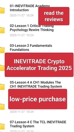 INEVITRADE Crypto Accelerator Trading 2025 Craig Percoco low-price purchase