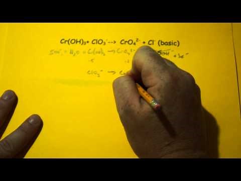 Balancing Redox Reactions (Basic Conditions)