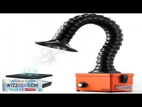 VEVOR Solder Fume Extractor 40W Brushless Soldering Smoke Absorber with 2 Stage Filters