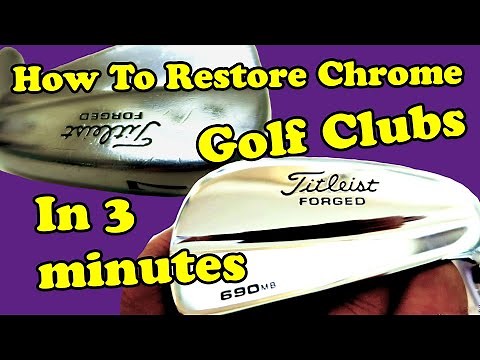 Chrome Golf Club Restoration in 3 Minutes