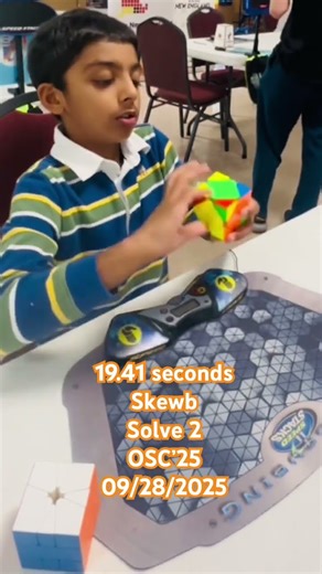 19.41 seconds Skewb | S2 #like #trending #cubing #speedcubeshop #fyp #fun #puzzle #shorts#shorts