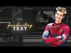 Handwriting text tutorial | After effects tutorial