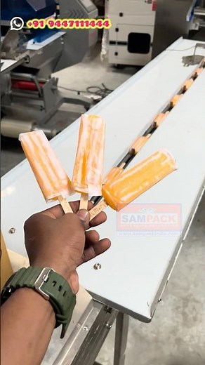 How Ice Cream Gets Wrapped| High-Speed Flow Wrapping Machine| ICE CREAM PACKING MACHINE COIMBATORE