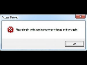 "Please log in with administrator privileges and try again" [SOLVED] in runnig games ဖြေရှင်းနည်း