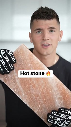 Salt Rock Cooking 🧑‍🍳 🔥 #hotstone #wagyu #salt #saltrock #recipe #reelsvideo | Nick DiGiovanni