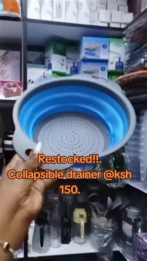 Collapsible Silicone Drainer for Kitchen Use