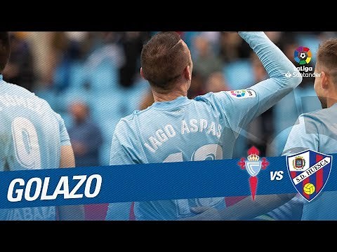 Great Goal of Iago Aspas (2-0) RC Celta vs SD Huesca