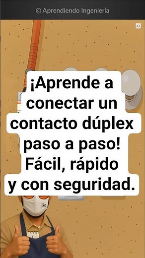 ​💡 ¡Aprende a conectar un contacto dúplex paso a paso! Fácil, rápido y con seguridad. #Electricidad