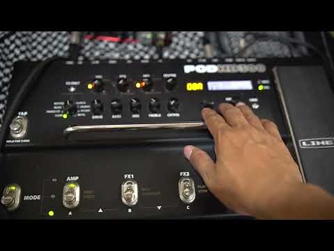 Line 6 POD HD 300 Guitar Multi-effects Processor Actual Demo