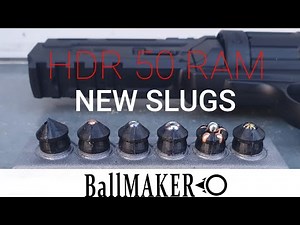 Best SLUGS for HDR 50 RAM. Make them yourself with BallMAKER Mold. Instruction & Shooting Test.