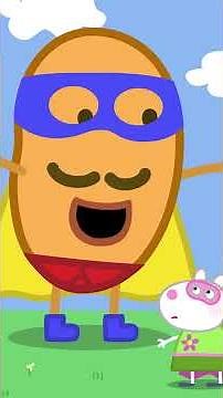 Peppa Pig goes to Superhero School! 🦸 #shorts