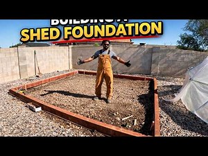 How to Build a Shed Foundation with Gravel | Step-by-Step