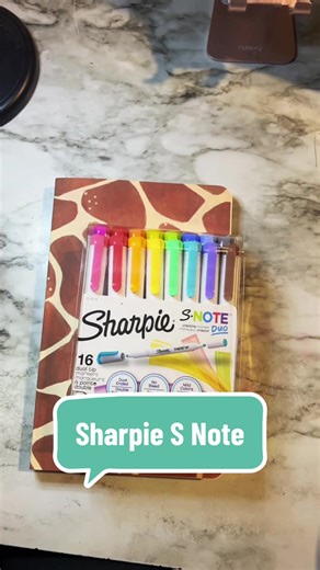 Sharpie S Note Duo Markers #sharpie #sharpiesnote #fyp #markertest #journaling #foryourpage