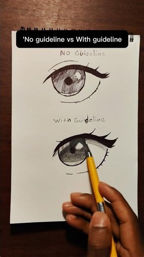 How to draw anime eyes easy ✨ #drawing #art #eyedrawing #tutorial