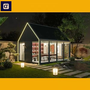 [Hot Item] Easy Installed Prefab House Integrated House Sunroom Tea House Mobile House