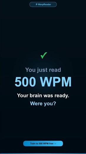 This is what 500 WPM reading actually looks like