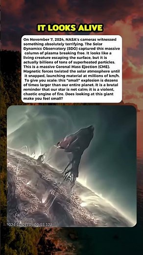 Billions of tons of plasma launched into space. #curiosity #mistery