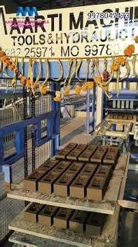 10 pcs Automatic Fly ash bricks Machine plant with stacker system Mo:9978047267