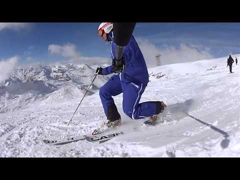 Antoine Bouvier explique la technique du télémark