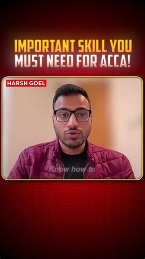 Most Important Skill You Must Have For Before Doing ACCA #acca #accaexams #pw