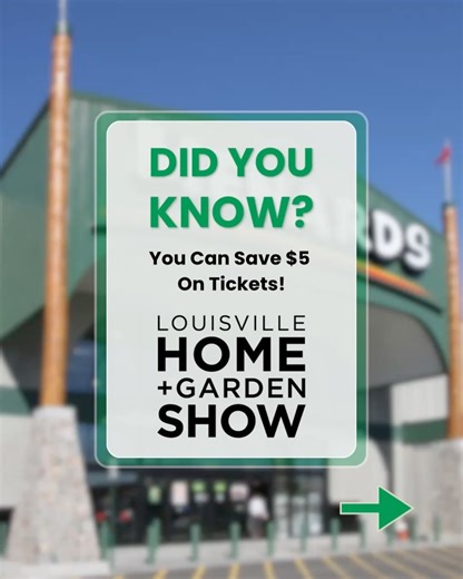 Louisville Home + Garden Show on Instagram: "Did You Know? 👀🎟️ You can score $5 adult tickets to the Louisville Home + Garden Show at participating Menards locations! That’s $5 OFF regular admission — just for buying in store. Scroll through to find participating Menards locations. ⚠️ In-store purchase only (not available online) The Louisville Home + Garden Show 🗓️ January 9–1 📍 Kentucky Exposition Center 💻 Louisvillehomeshow.com #LouisvilleHomeAndGardenShow #Menards #LouisvilleEvents #Sav
