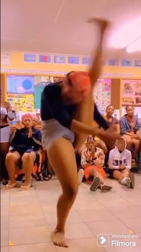 Who kicked very well to dance the Indlamu Zulu traditional African dance?