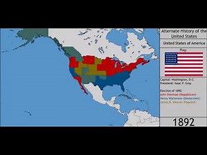 Alternate history of usa (1776 - 2017) by coltania mapping