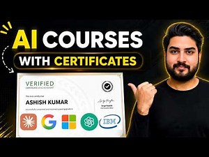Top 6 FREE AI Courses with Certificates🔥Learn From Google, IBM, Microsoft and More