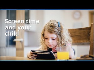 Managing Screen Time for Children Ages 0–5 | Tips for Healthy Tech Use | SickKids
