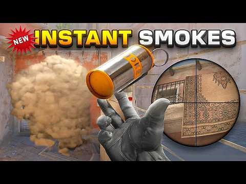 NEW Mirage Instant Window Smokes Pros Use in CS2