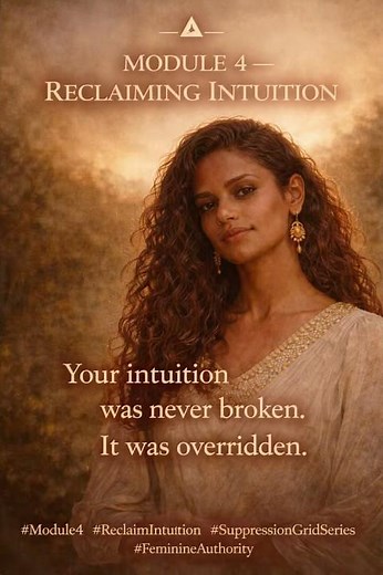 Module 4 — Reclaiming Intuition #SuppressionGridSeries #ReclaimIntuition