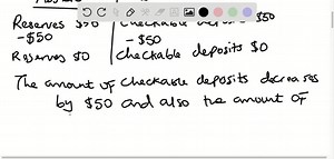 SOLVED:Using the T-accounts of the First National Bank and the Second National Bank, describe what happens when Jane Brown writes a  50 check on her account at the First National Bank to pay her friend Joe Green, who in turn deposits the check in his account at the Second National Bank.