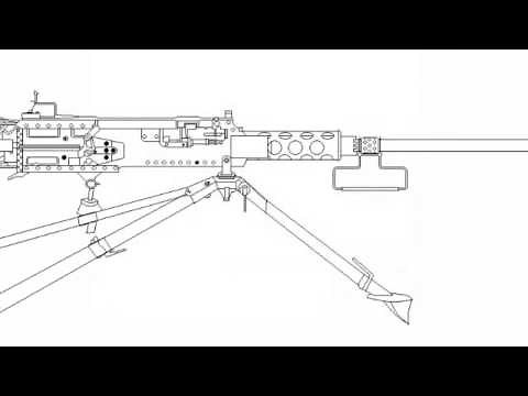 MS Paint - Speed draw of a Browning M2 .50 Cal Machine Gun
